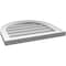 Ekena Millwork Round Top Surface Mount PVC Gable Vent w/ 2"W x 1-1/2"P Brickmould Frame, 20"W x 18"H GVPRT20X1802SN - alternate 4